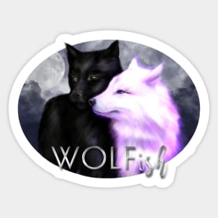 Hunter & Sierra Wolves Sticker